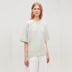 COS Light Sage Green Short Sleeve Tee